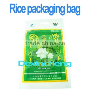 Heavy Duty Vivid Print Rice Plastic Handle Bag thumbnail-1