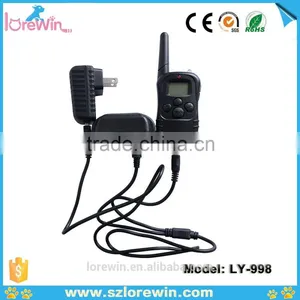 (2016) 300 Meters Rangs LCD Waterproof Rechargeable Remote Dog Electronic Shock Training Collar for Dogs thumbnail-3