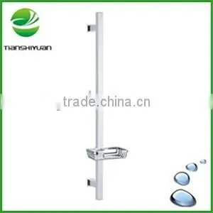Brass Material Square Tube Shower Sliding Bar With Shower Holder Shower Sliding Bar thumbnail-1