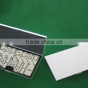 Mini Metal Domino With Dots Including 32pcs thumbnail-1