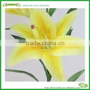 Cheap Decorative Real Touch Lily Artificial Flower Lily Angel Nail Polish thumbnail-1