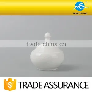 Plain Bone China Drinkware Sugar Pot thumbnail-1