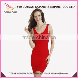 Open Hot Sexy Girl Photo Wedding Party Evening Long Dress Stripes Ruffle Slimming Red Formal Gown Dress thumbnail-1