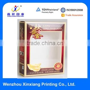 Luxury Easy to Take White Card Paper Paperboard Box With PVC Window thumbnail-1