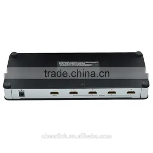 Cheerlink Full hd 1080p 1-input 4-output Hdmi Splitter 1x4 / Black-eu Plug thumbnail-3