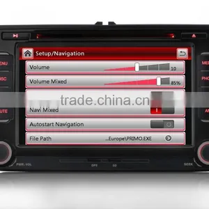 7" Digital Touch Screen Car DVD/GPS Player For VW GOLF 5 6 PASSAT CC TIGUAN Sharan EOS Caddy Jetta SEAT thumbnail-2