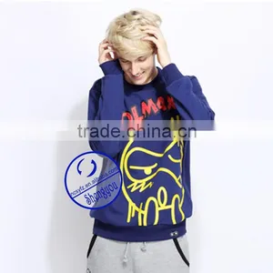 Wholesale Custom Nanchang Factory 100 Polyester Mens Pullover Sweatshirt thumbnail-3