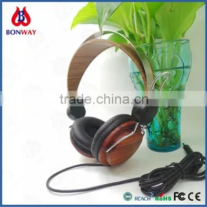 New Style Stereo Wood Headphone thumbnail-1