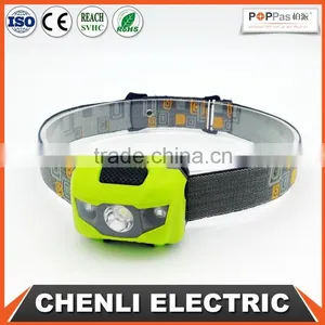 Poppas T16 2+1 Red Smd Led 3AAA Battery Operated Waterproof Outdoor Camping Running Walking Reading Ultra Bright Headlamp thumbnail-1