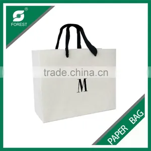 CUSTOM PRINTING PAPER BAG WITH BLACK RIBBION thumbnail-1