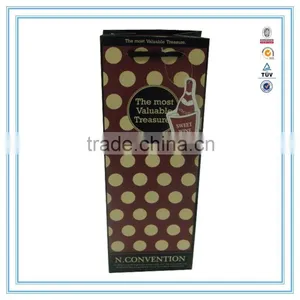 NEW Year Hot Wholesale Wine Paper Bag & Gift Paper Bag With Handles thumbnail-2