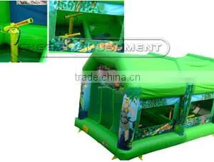 The Most Fun,Inflatable Cannon Playhouse,Cheer thumbnail-1