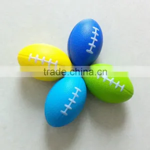 pu Stress Rugby Ball 4 Colors Foam Rugby Ball thumbnail-3