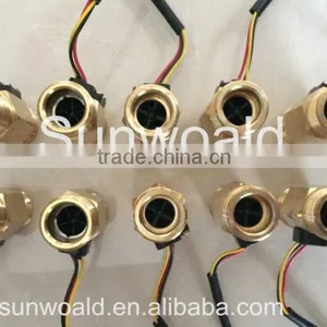 DN20 G3/4" Rate 1.5~50L/min Hall Water Brass Flow Sensor Meter thumbnail-3