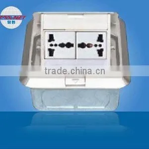High Quality 2Gang Square Panel Pop-up Floor Socket thumbnail-1