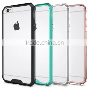 For Iphone 6S Plus Case, Shock Absorption With Transparent Hard Plastic Cover Case for IPhone 6S Plus thumbnail-5