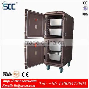 Double Layer Food Storage Container, Insulated Pan Cabinet for Transport Food thumbnail-2