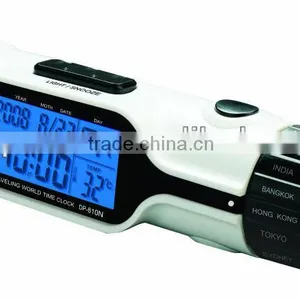 Multifunction Led Flashing Lights for Travel Trip With World Time Alarm Clock thumbnail-1