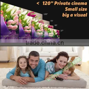 OEM Best Quality Double HDMI HD Mini LED Projector, Home Mobile Theater Projector thumbnail-6