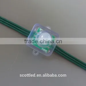 WS2811 DC12V Square Type 12mm Led Pixel String Light RGB Color;50pcs a String thumbnail-2
