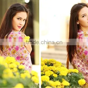 Customized Silk Twill Square Scarf With Digital Printing thumbnail-2