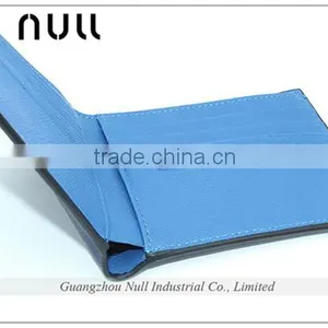 Big Capacity Factory Blue Color Leather Magic Wallet for Men thumbnail-5