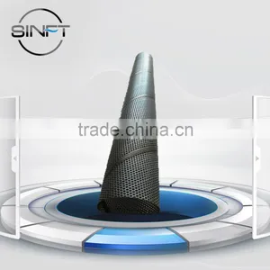 Stainless Steel Spiral Lock Seam Perforated Metal Pipe thumbnail-1