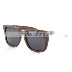 100% Handmade Custom Logo Style Polarized Lens Bamboo Wooden Sunglasses & Bamboo Case thumbnail-3