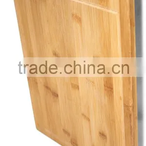 Bamboo Wood Extra Large Cutting Board 16 X 12 With Drip Groove and Handle- Eco Friendly Kitchen Chopping Board thumbnail-3