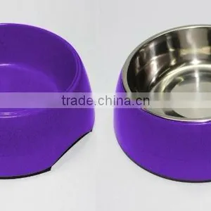 2012 Hot Sale Customized Eco-friendly Wide Variety Modern Practical Wearable Blue Plastic Dog Bowl thumbnail-1