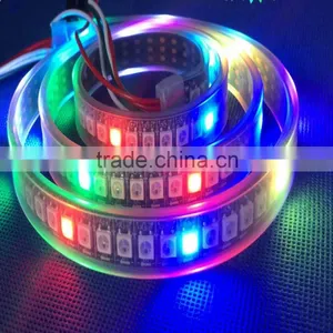 Outdoor Flexible Full Color Ws2812b 144 Led Strip Pixel Light IP67 thumbnail-3