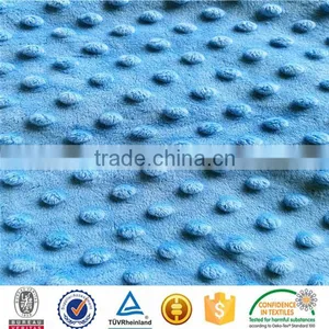 2016 Hot Selling Fashion Design SGS Checked High Quality Minky Dot Rose Blanket thumbnail-4