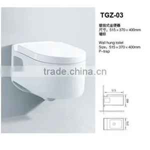 Wall Mounted One Hung Ceramic Toilet S-Trap Sanitary Ware wc Spy Toilet Cam thumbnail-1