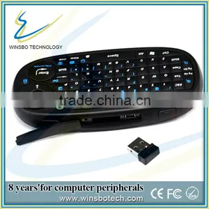 Handhold Mini Wireless Keyboard and Mouse for Apple Android/ Pc/ Tablets/ tv Box thumbnail-5
