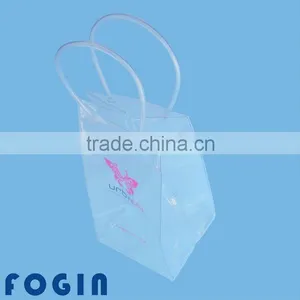 Clear PVC Wine Bottle Bag thumbnail-1