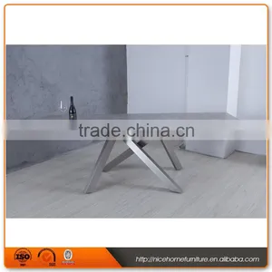 2016 Hot Sell Wooden Folding Marble Fiber Dining Table thumbnail-5