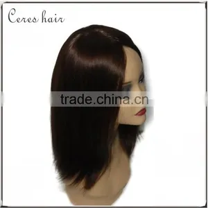 Brown Natural Wave Jewish Band Fall Wigs thumbnail-1