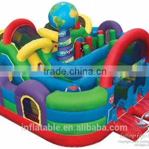 Inflatable Amusement Park Interactive Games Fun City Toy With Obstacle thumbnail-1