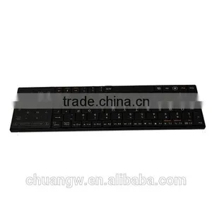 Super-thin BT8 Bluetooth 3.0V Wireless Keyboard With Touchpad for PC Cell Phone IPhone IPad thumbnail-2