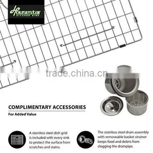New Premium Undermount Big Single Bowl Kitchen Sink Stainless Steel Sink For Modern Kitchen Design thumbnail-5