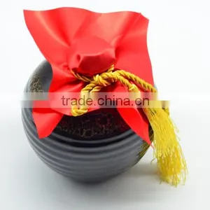 2016 New Hot Stocked Matte Ceramic Jar With Wooden Lid thumbnail-6