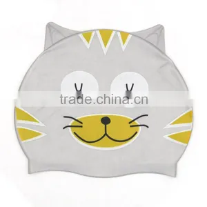 Summer Diving Promotional KID Swimming Cap, Animals Printing Swimming Cap., Child Silicon Swimming Cap thumbnail-2