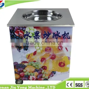New Style Low Cost Single Flat Pan Fried Ice Cream Machine thumbnail-1