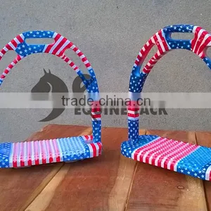 Jin Stirrups, Aluminium Horse Riding Lightweight Non Slip Treas Jin Stirrups, Kinko Stirrup thumbnail-3