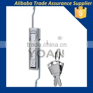 Silver Cabinet Handle for Metal Electronical Cabinet Door Lock thumbnail-1
