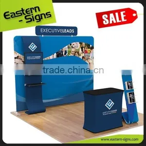 With Wheels Plastic Exhibition Folding Table thumbnail-1