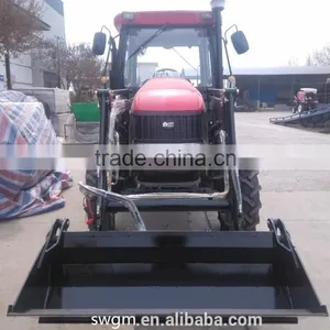 2016 Hot Selling DQ654 65HP 4WD Tractor Front End Loader With 4in1 Bucket thumbnail-1