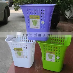 2018,2038 Plastic Colorful Mesh Wastebasket thumbnail-2