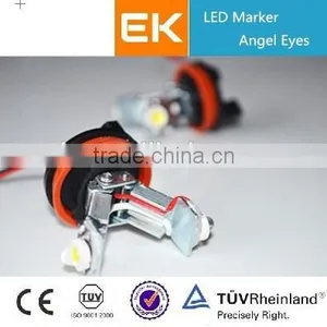 EK Favorites Compare High Power LED Angel Eyes Car Angel Eye Projector Headlights COB LED Angel Eyes thumbnail-4