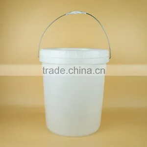 30L Screw Lid Plastic Bucket With Metal Handle, Plastic Pail for Food thumbnail-2